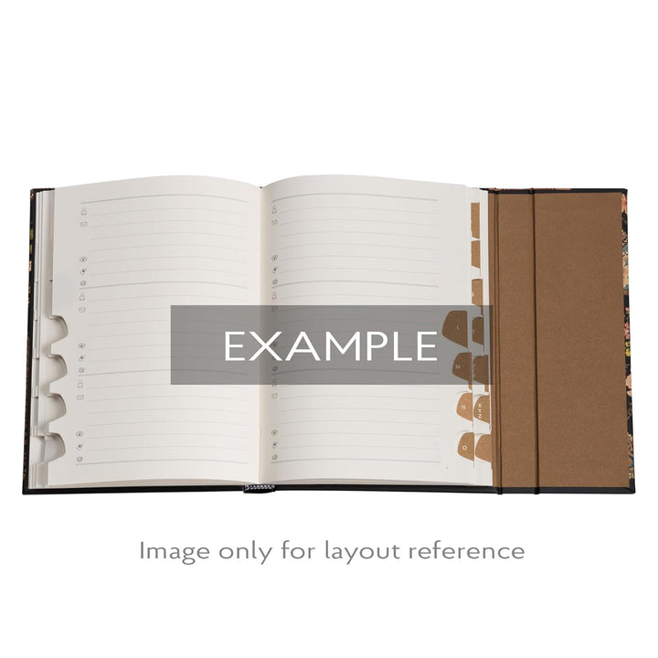 Cezanne’s Terracotta Pots and Flowers Midi Address Book (Elastic Band Closure)
