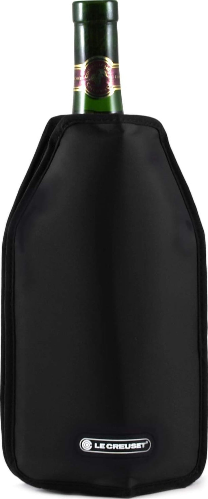Le Creuset, Aktiv-Weinkühler für Wein oder Champagner, Schwarz, Wasserabweisender Stoff, 22 x 15.5 x