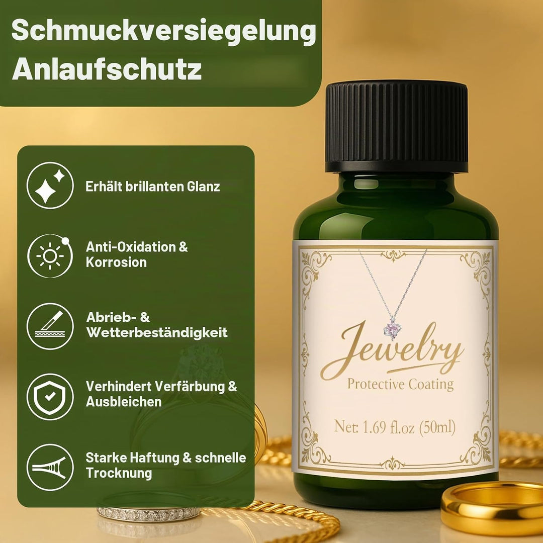50 ml Schmuckschutzbeschichtung, Schmuckversiegelung Anlaufschutz, behält brillanten Glanz, gegen Ve
