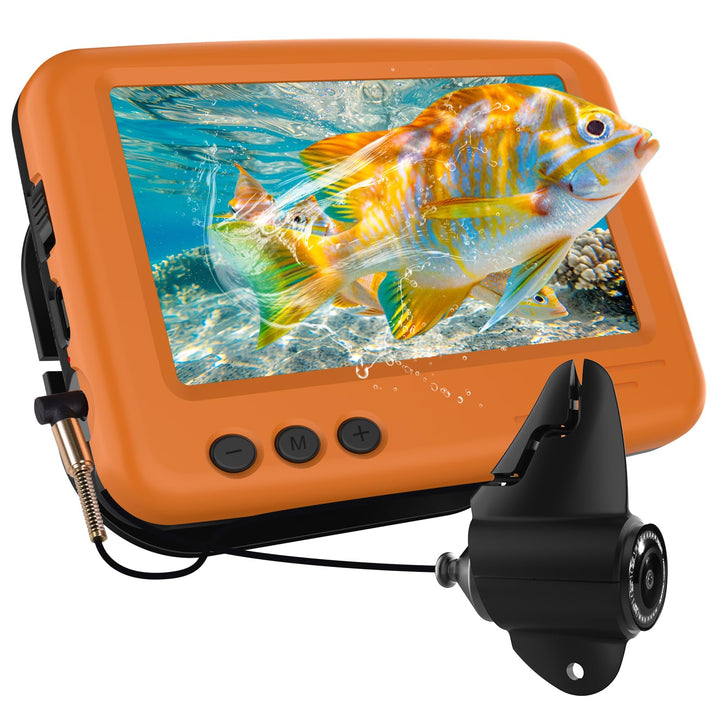 Unterwasserkamera Angeln Fishfinder, Fish Finder Kamera mit 4.3 Zoll IPS Display und 15m Kabel, Wass