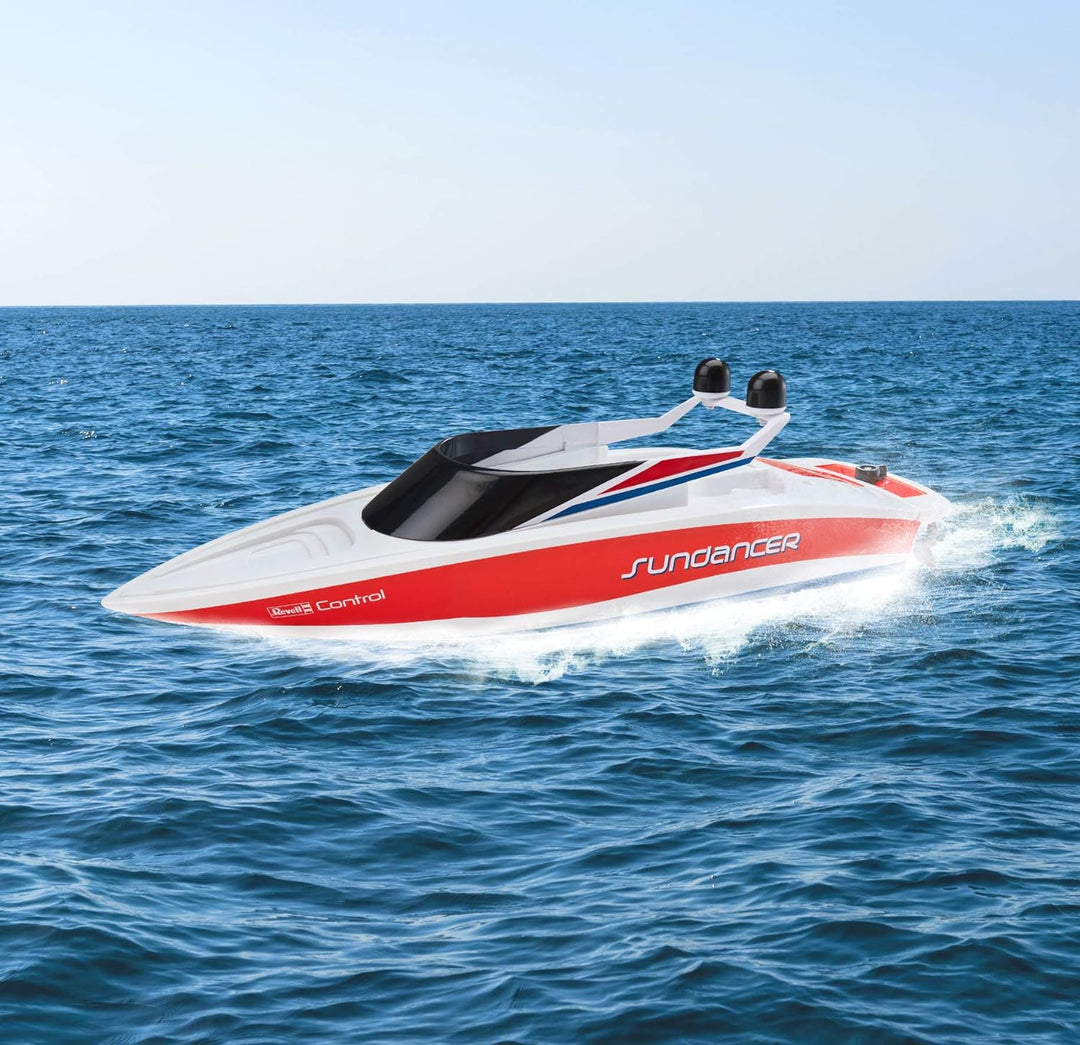 Revell RC Boot Sundancer, mit Schutzschaltung - die Propeller Laufen erst im Wasser Control Ferngest