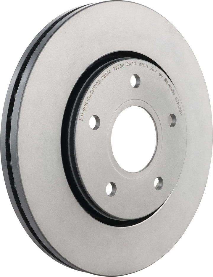 Brembo 09.N125.11 Vordere Bremsscheibe mit UV Lackierung, Anzahl 2