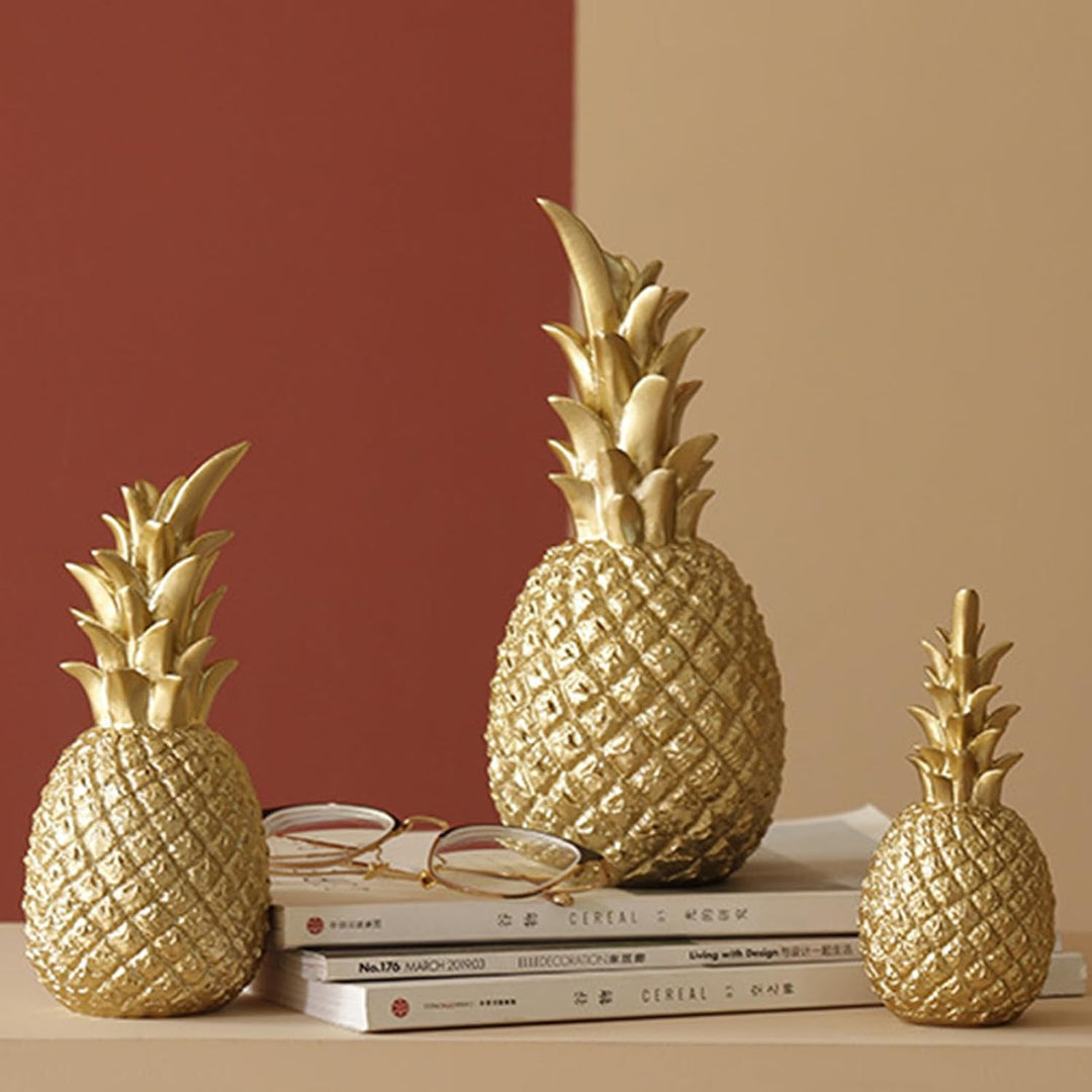 Deko Ananas Gold Ananas Deco Ornamente Obst Deko Handwerk Harz Ananas Figur Nordic Modern Resin Anan