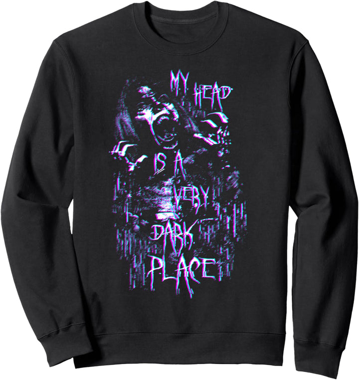 My Head Is A Very Dark Place Edgy Aesthetic Soft Grunge Sweatshirt