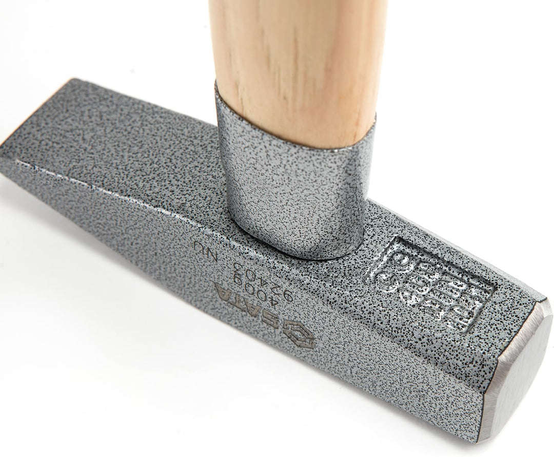 SATA ST92403SC Schlosserhammer, Vorschlaghammer, Stahlhammer und Ingenieurhammer, mit Hickory Holzst