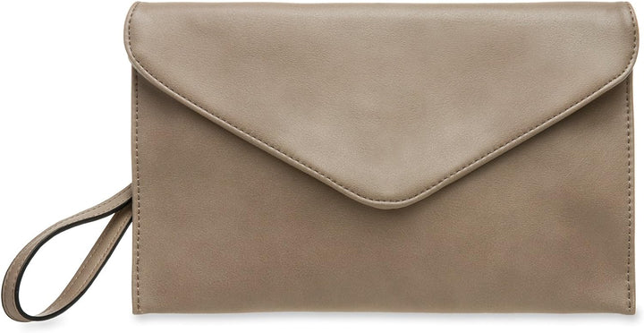 Caspar TA310 Damen Clutch Einheitsgrösse Taupe, Einheitsgrösse Taupe