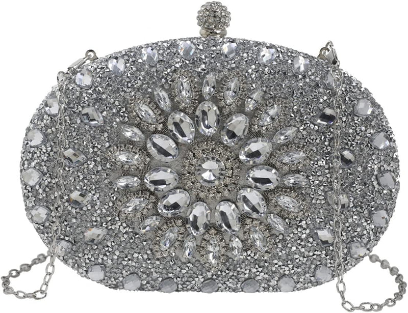 CORIOS Abendtasche Damen Shiny Strass Handtasche Diamant Clutch Bag Klein Tasche Elegante Umhängetas