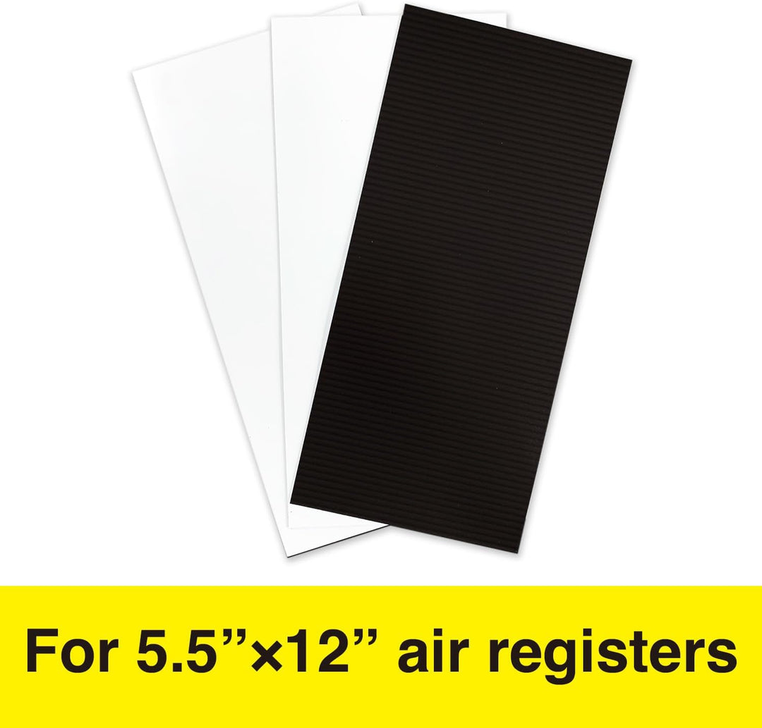 MagX Magnetic Vent Cover 14cm x 30cm (3 Sheets), Flexible Anisotropic Magnet of Ultra Thick 1.5 mm,