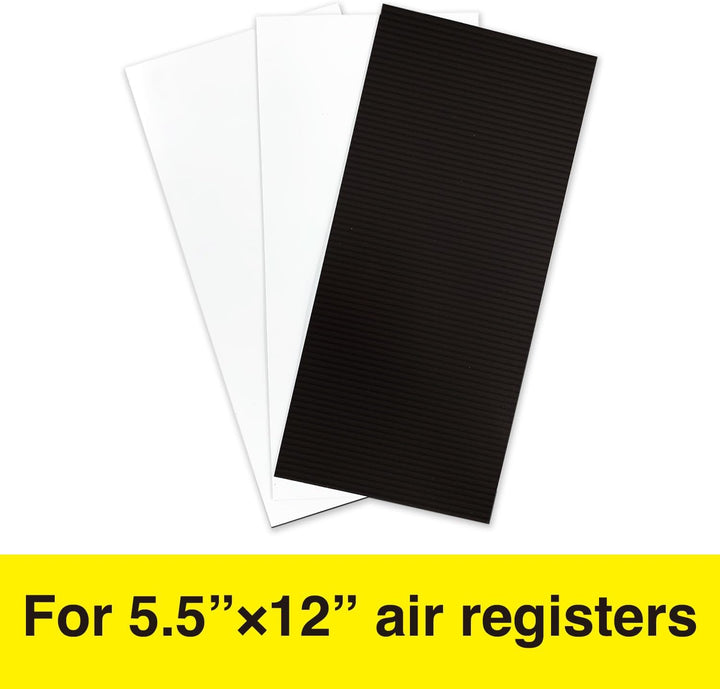 MagX Magnetic Vent Cover 14cm x 30cm (3 Sheets), Flexible Anisotropic Magnet of Ultra Thick 1.5 mm,