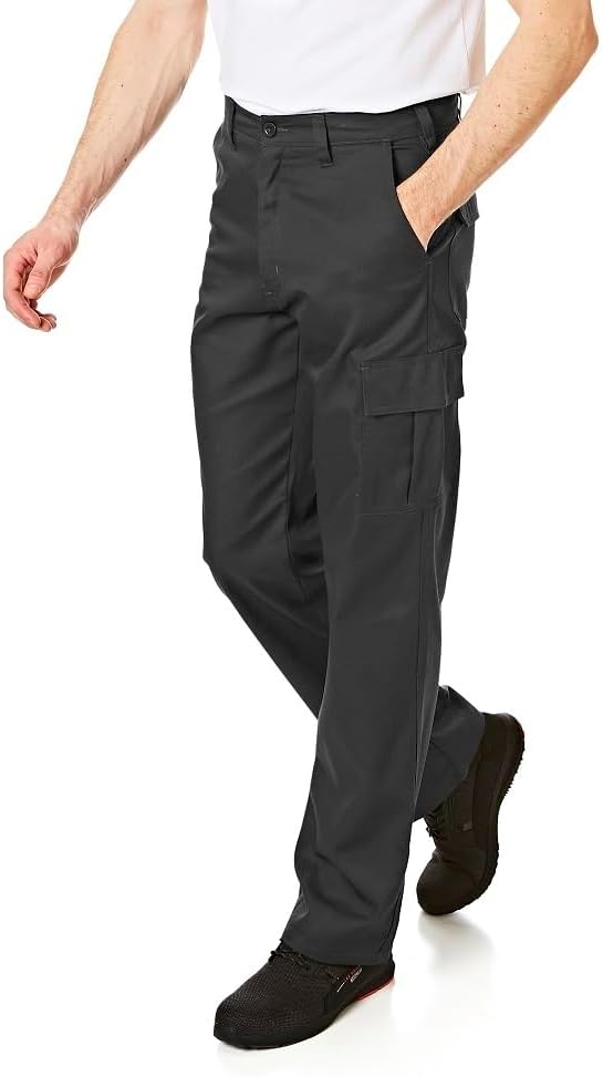 Lee Cooper Herren LCPNT205 robuste und pflegeleichte Arbeitshose mit mehreren Taschen Schwarz 34W /
