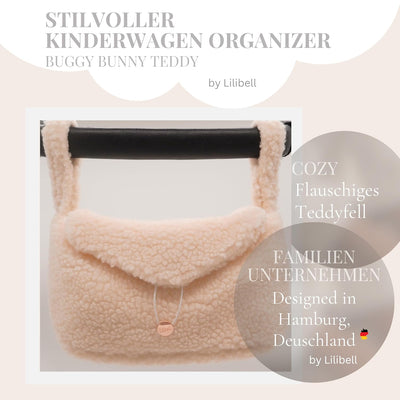 Lilibell Buggy Kinderwagen Organizer mit Isolierte Getränkehalter, Universal Stylisch & Praktisch Ki
