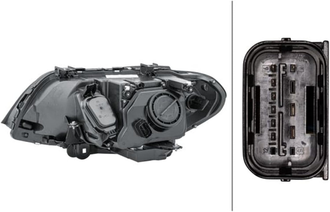 HELLA 1EL 224 486-221 DE/FF/Halogen-Hauptscheinwerfer - rechts - für u.a. BMW X5 (E53) Rechts (Beifa