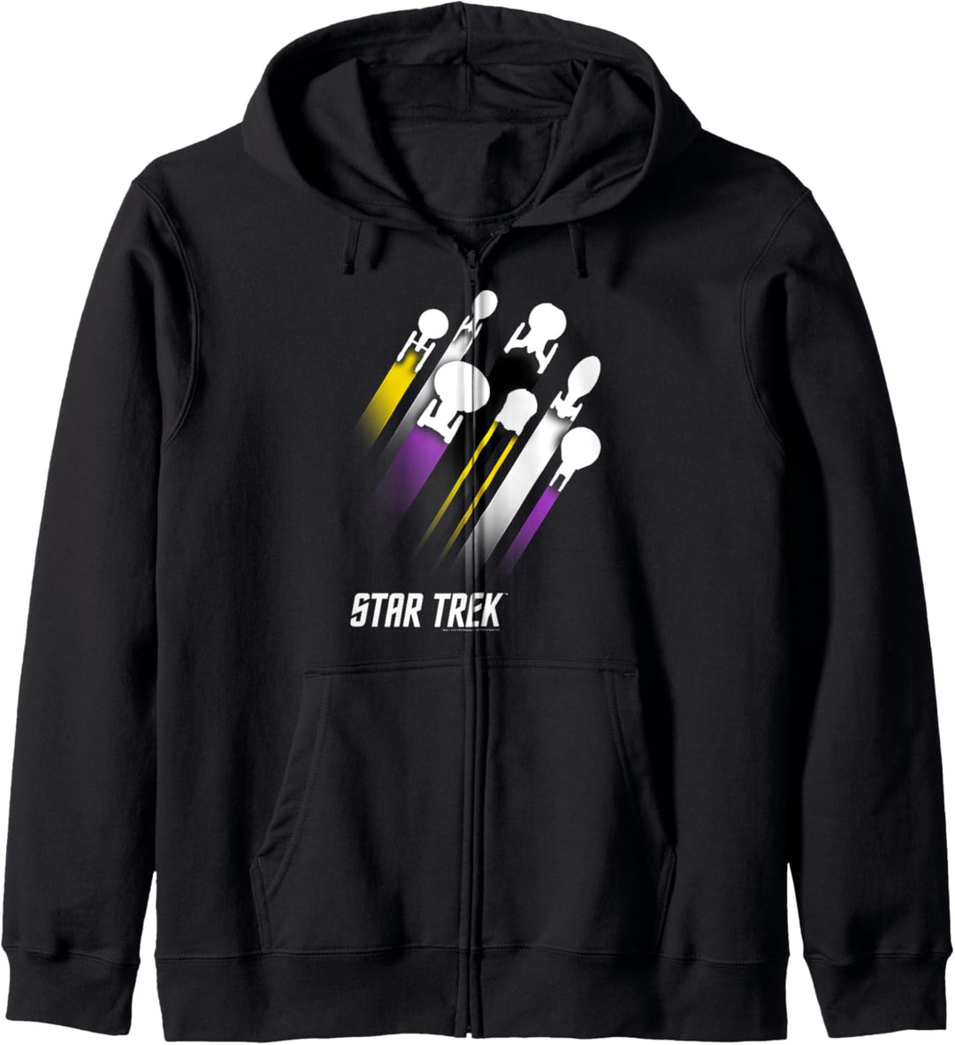 Star Trek Pride Nonbinary Flag Colors Kapuzenjacke