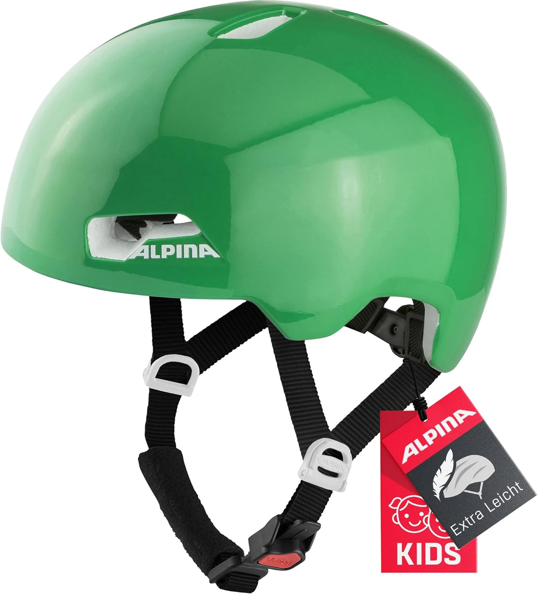 ALPINA HACKNEY - Leichter, Bruchfester & Optimal Klimatisierter Fahrradhelm Mit Nachrüstbarem LED Fü