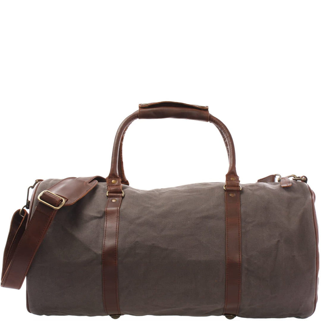 LECONI Reisetasche für Damen & Herren Ledertasche Weekender gross Sporttasche Männer + Frauen Handge