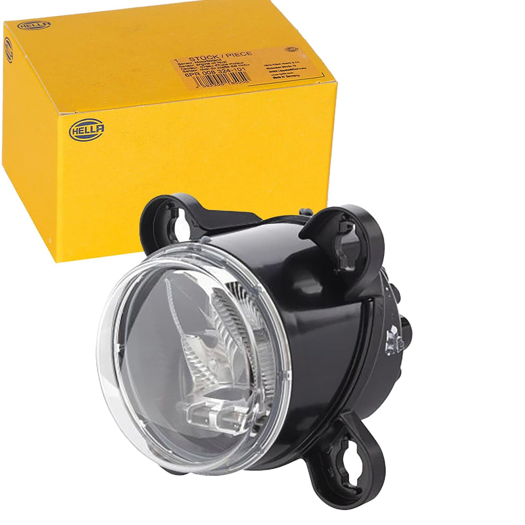 HELLA - LED-Hauptscheinwerfer - 90mm Essential R80 - 24/12V - rund - Einbau - Lichtscheibenfarbe: tr