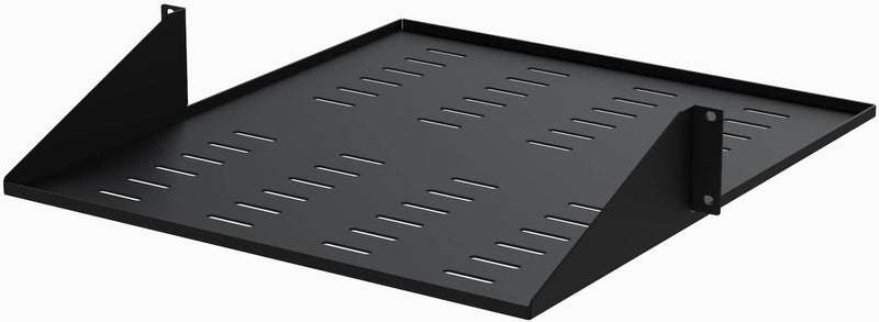 StarTech.com Serverschrank Fachboden - 19 Zoll Rack Fachboden - mit Lüftungsschlitzen - Zentrierte A