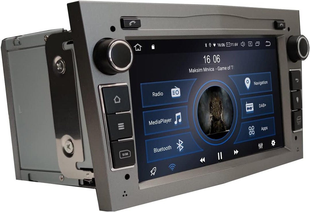 M.I.C. AO7 Android 12 Autoradio mit navi Qualcomm 665 4G+64G Ersatz für Opel Antara Astra h Combo Co