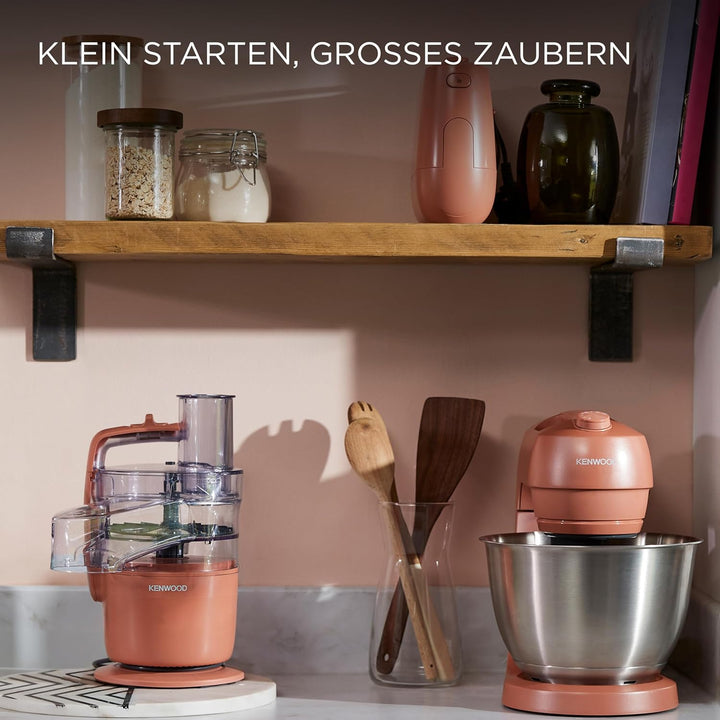 Kenwood MultiPro Compact – Kompakte Küchenmaschine mit Express Serve, Edelstahlmesser, Schneid- und