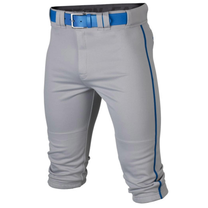 Easton Jungen Rival+ Baseball-Hose Grau/Königsblau Paspeliert XL, Grau/Königsblau Paspeliert XL