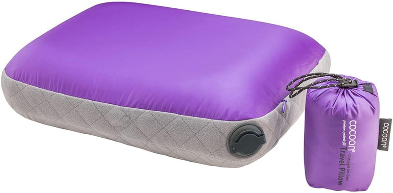 Cocoon Air-Core Kissen Ultraleicht 35x45cm lila/grau