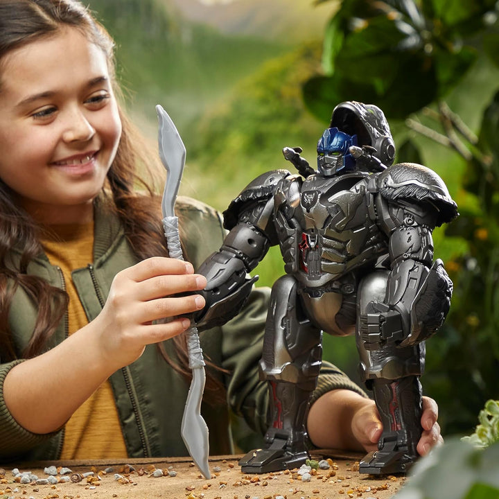 Transformers: Aufstieg der Bestien Command & Convert Optimus Primal, 31,5 cm grosses elektronisches