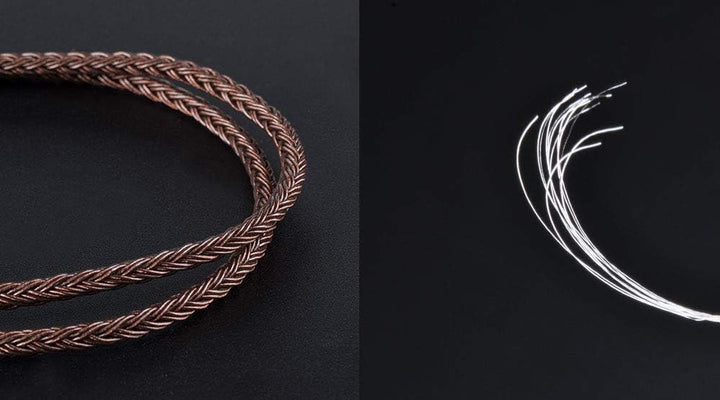 KBEAR 16 Core Silber Überzogene Draht Kopfhörer Upgrade Kabel Kopfhörer Ersatz Ohrhörer Austauschkab