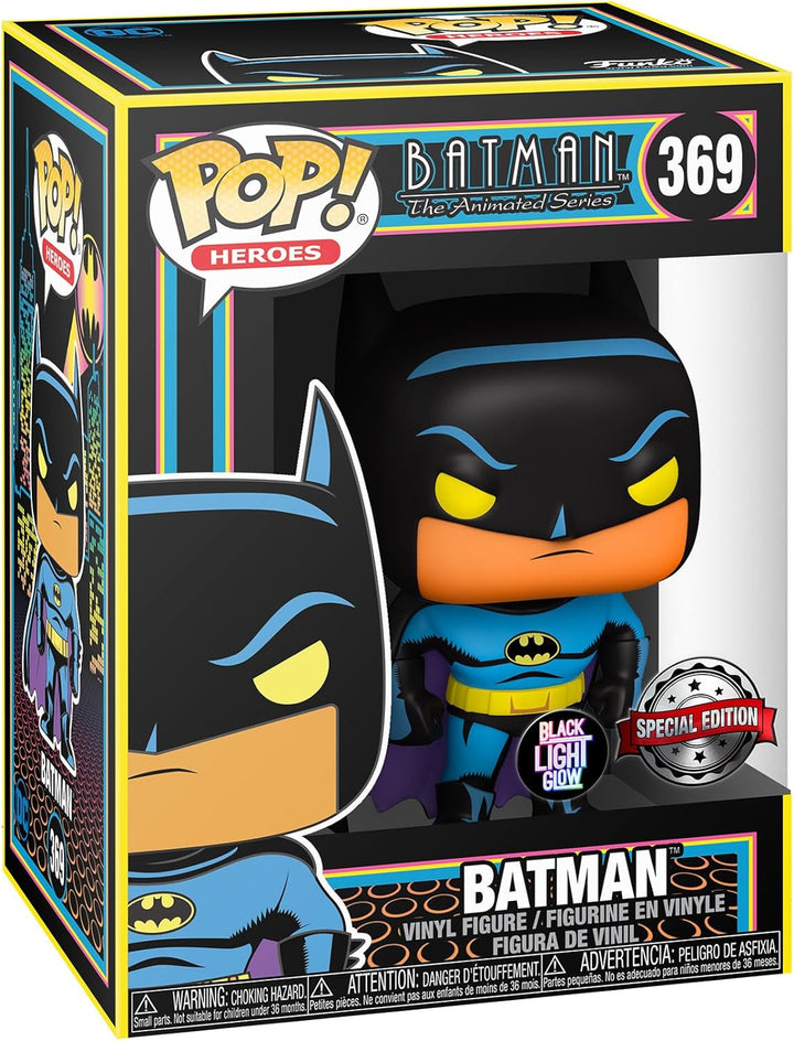 Funko Pop! Heroes: DC - Batman - (Black Light) - DC Comics - Vinyl-Sammelfigur - Geschenkidee - Offi