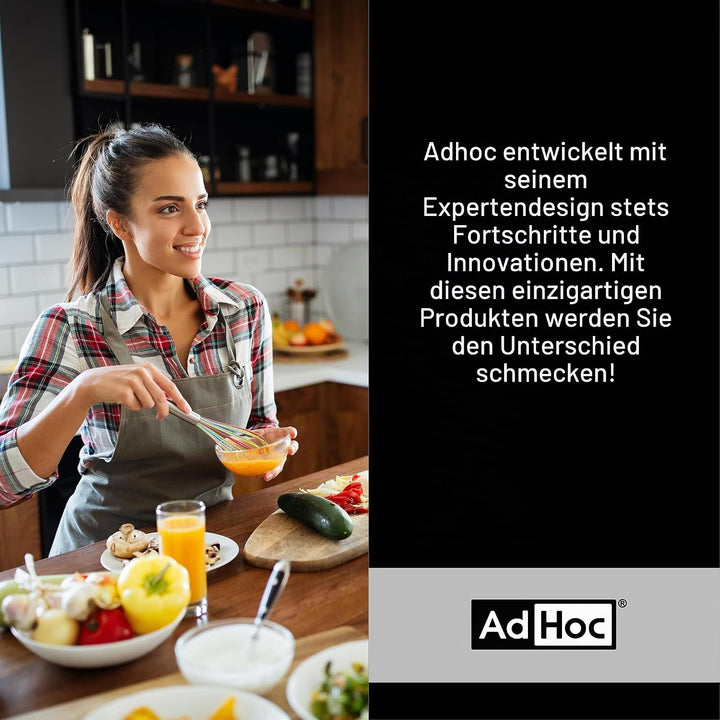 AdHoc FV20 dichter Sekt- und Champagnerverschluss CHAMP, Edelstahl/Silikon