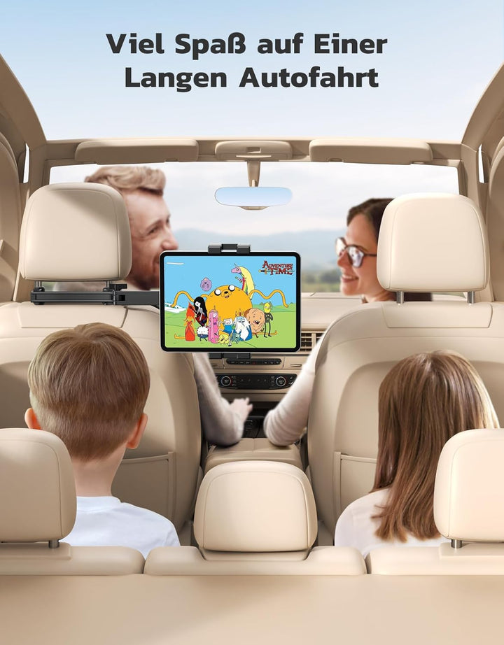 Tablet Halterung Auto, [Ausziehbarer Verlängerungsarm] 360° Drehung Tablethalterungen Auto, Tablet H