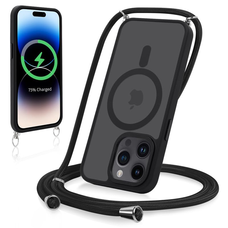 Yoedge Magnetische Handyband für iPhone 11 Pro Max 6,5" Hülle mit Band,Handyhülle Kompatibel mit Mag