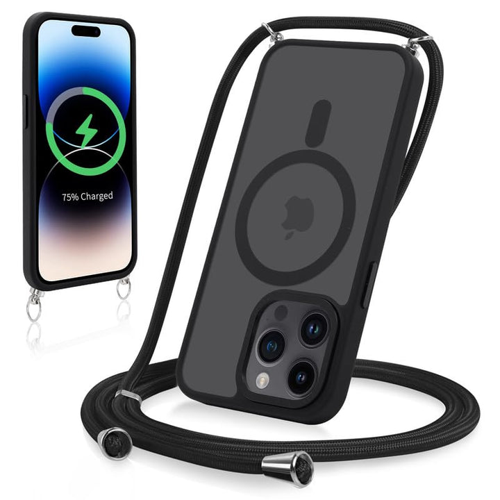 Yoedge Magnetische Handyband für iPhone 11 Pro Max 6,5" Hülle mit Band,Handyhülle Kompatibel mit Mag