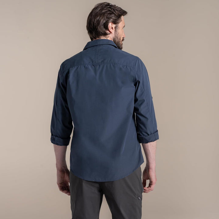 Craghoppers Herren Kiwi Ii Ls Shirts M Ombre Blue, M Ombre Blue