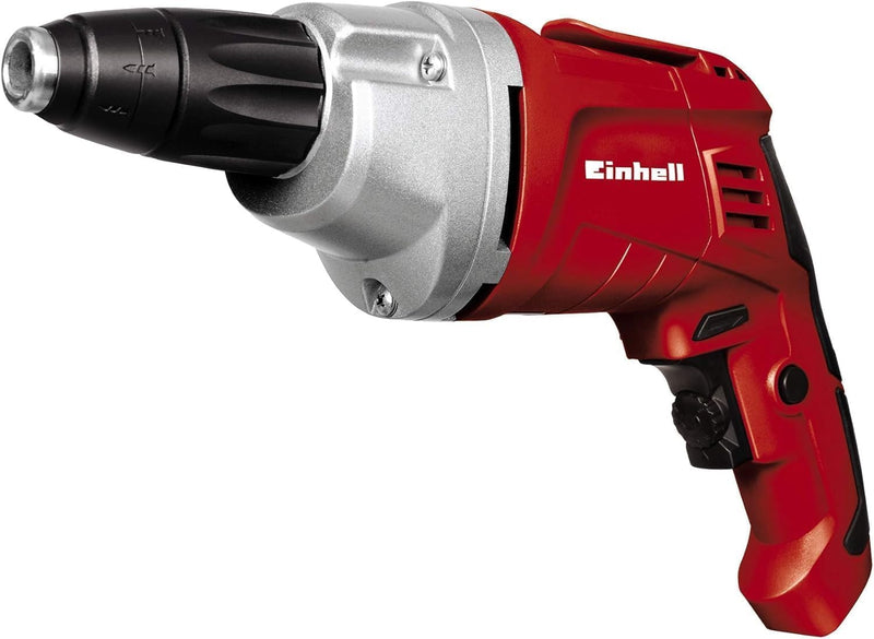 Einhell TH-DY 500 E Trockenbauschrauber (230V, 500W, 0-2.200 1/min, Auto-Start-Stop Getriebe, Alu-Ge