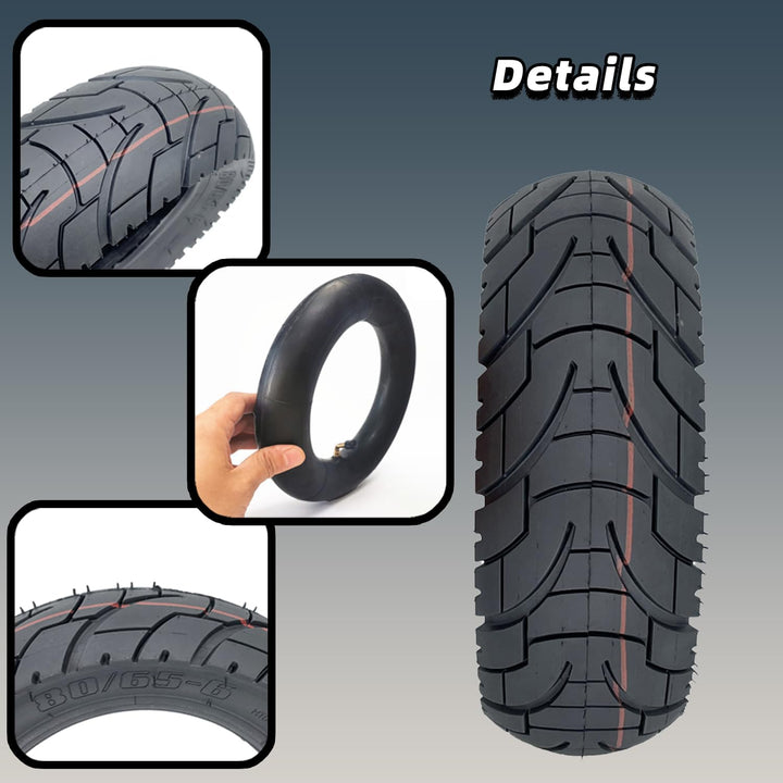 10 Zoll E Scooter Reifen 10x3.0 Zoll Off Road City Road Luftreifen Ersatz Verdickte Luftreifen Innen