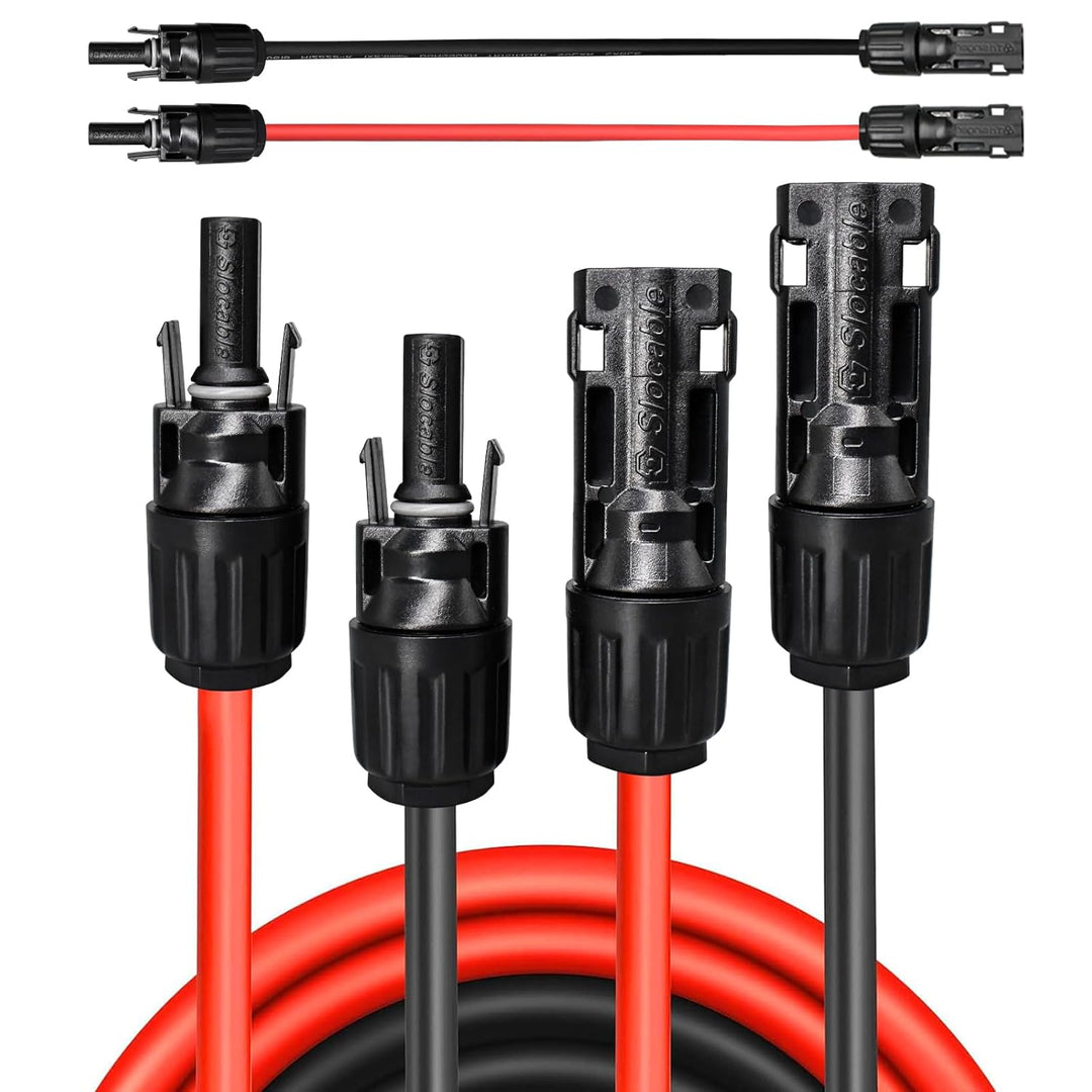 HandGold Solarkabel Verlängerung 10AWG 12m,Solarkabel 6mm2,1500V Solarkabel Verlängerungskabel,Photo
