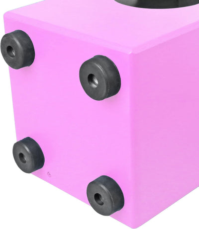 keepdrum DC1M PK Junior Cajon Hocker für Kinder Pink Rosa Trommelhocker