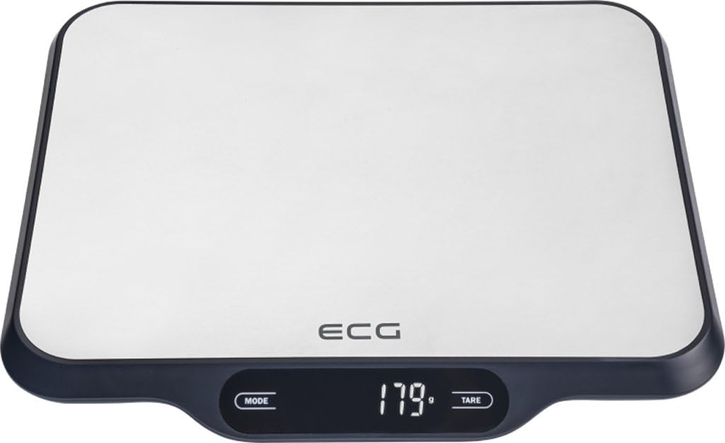 ECG KV 215 S Küchenwaage, Edelstahl/Kunststoff, Silber