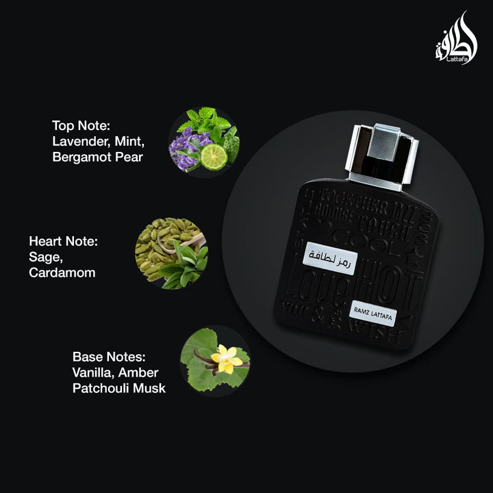 Ramz Lattafa Silver (Mens 100ml EDP) Lattafa Cedar 100 ml (1er Pack), Cedar 100 ml (1er Pack)