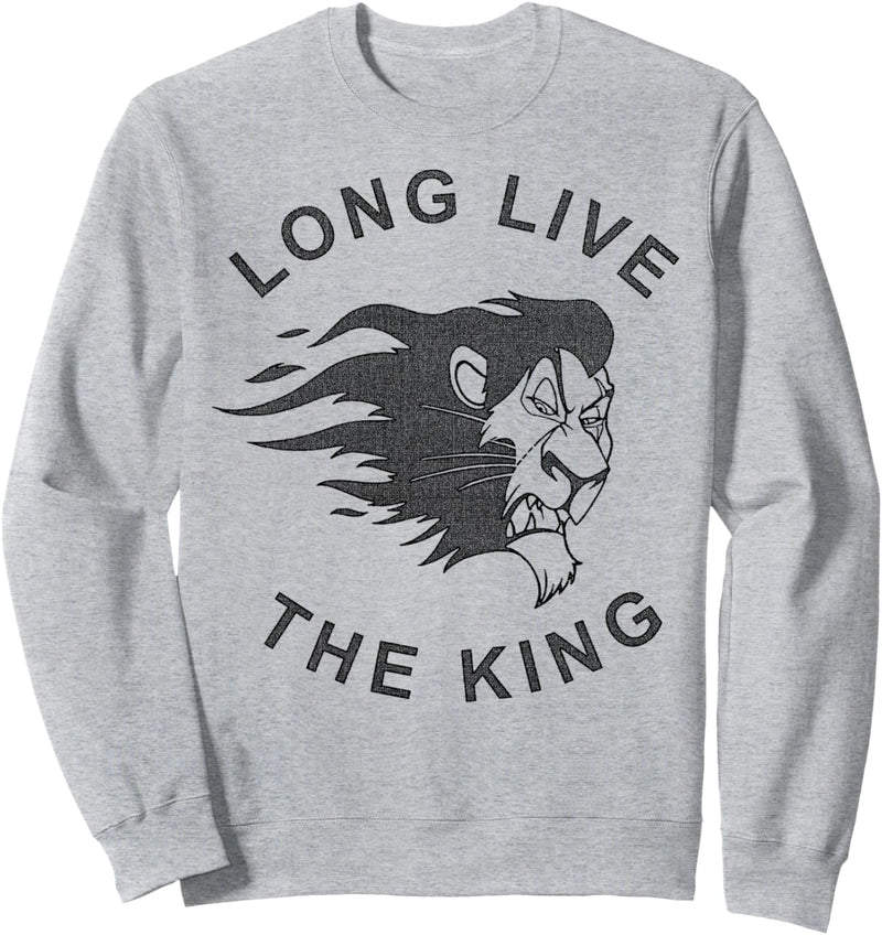 Disney The Lion King Scar Long Live The King Stamp Sweatshirt