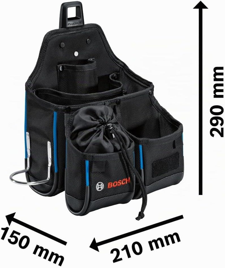 Bosch Professional Combo Kit: Werkzeuggürtel + Handwerkzeug-Set (inkl. 1x Gürtel 108, 1x GWT 2, 1x G