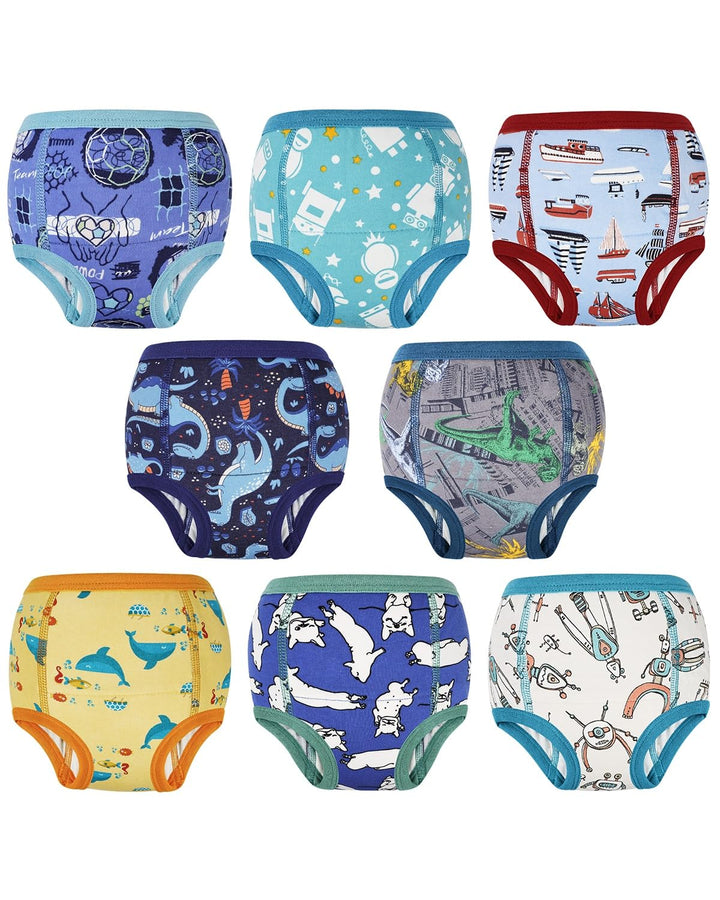 Baby Trainerhosen Töpfchentraining, 8er Pack Töpfchen Trainingshose für Mädchen Jungen, 2-7 Jahre, W