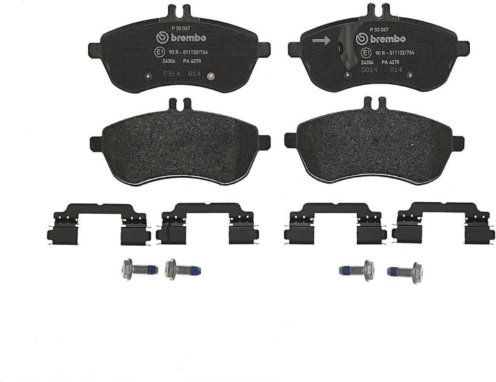 Brembo P 50 067 Bremsbelagsatz, Scheibenbremse - (4-teilig) & P 50 068 Bremsbelagsatz, Scheibenbrems