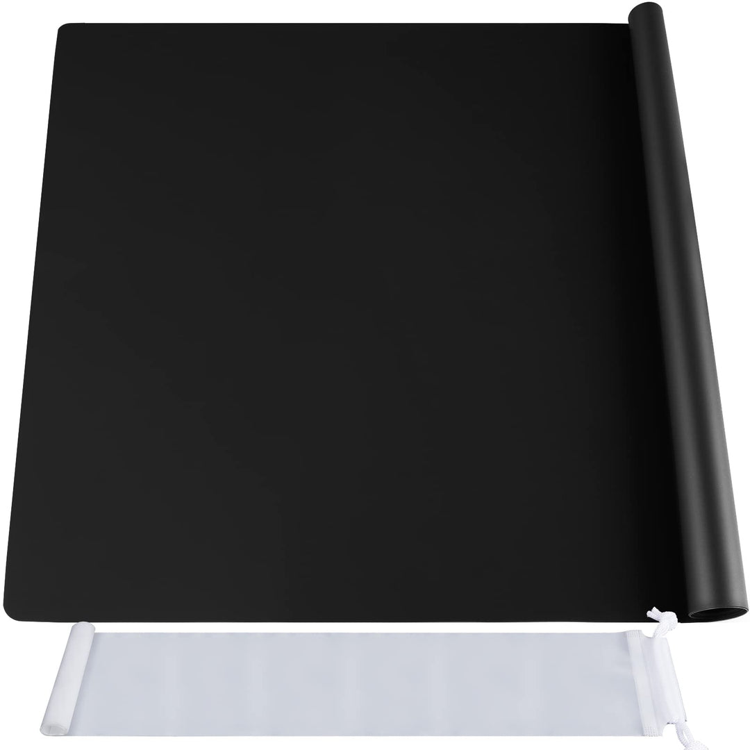 FANDAMEI 70x50 cm Grosse Silikonmatte mit Aufbewahrungsbeutel, Silikonfolie Bastelmatte Silikon Unte