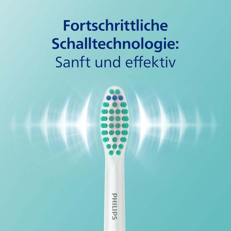 Philips Sonicare 3100 Series elektrische Zahnbürste mit Schalltechnologie, mit Drucksensor und Bürst