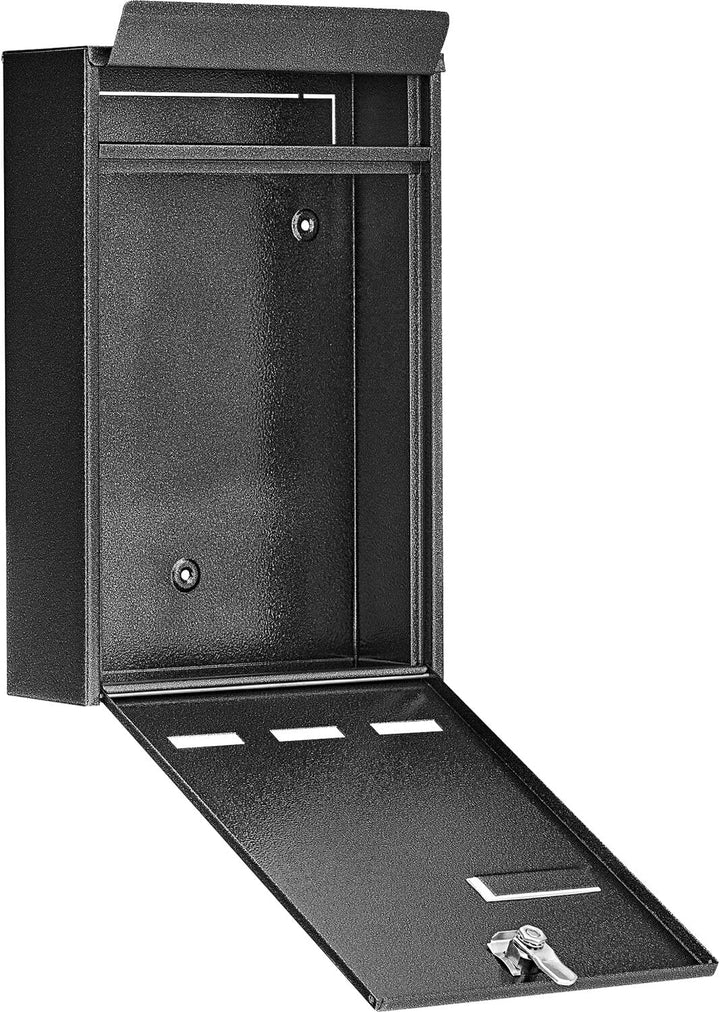 Burg-Wächter, Anlagenbriefkasten, A5 Einwurf-Format, Verzinkter Stahl, Pocket 5871 E, Eisen Stahl Ei