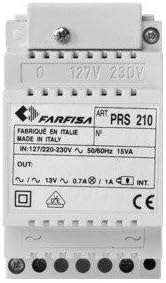 Farfisa Türsprechanlage Zweifamilienhaus adernsparende 2 Drahttechnik, 10 W, 240 V