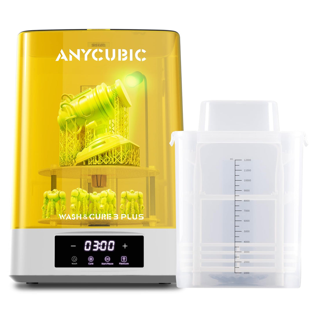 ANYCUBIC Wash and Cure 3 Plus, mit Schwanenhalsbeleuchtung, Dual-Layer-Design und IPA-Einsparung, fü