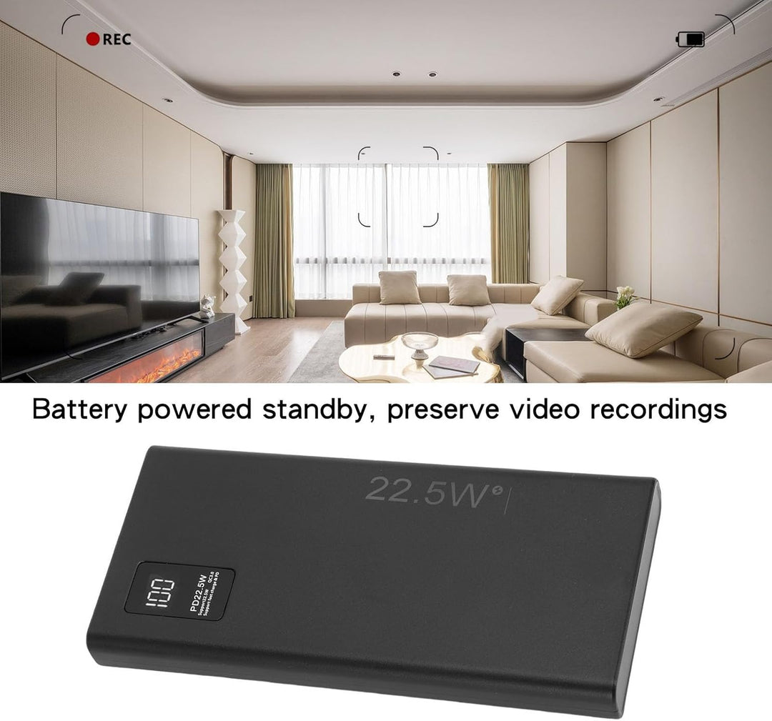 Mini-USV-Batterie-Backup, 4050 MAh Ausgang USB 5V3A Unterbrechungsfreies Kleines USV-Netzteil für WL