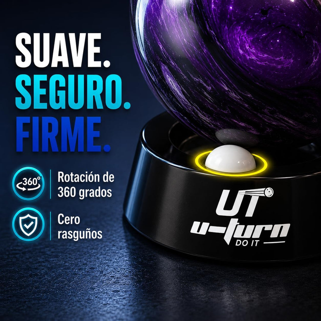 Generisch Base GIRATORIA Bolos, Accesorios de Bowling, Bolas, Mantenimiento, Limpieza, Pulido, Lijad